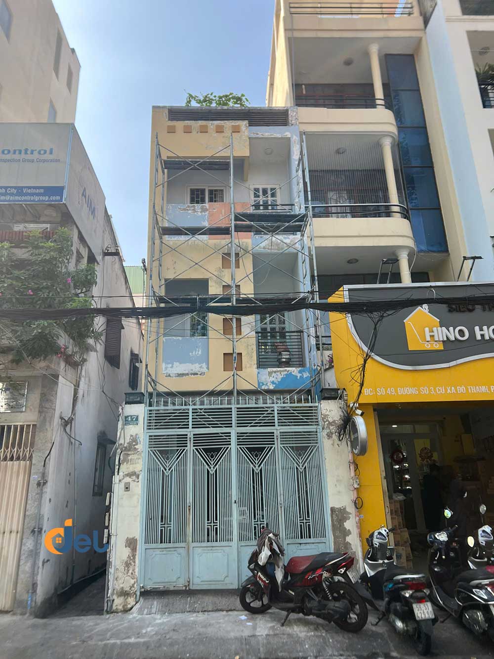 Thi công mặt tiền