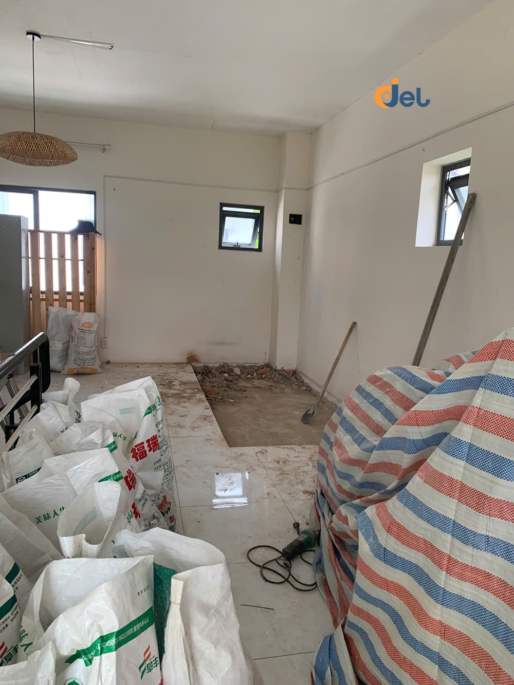 Vị trí xây thêm nhà vệ sinh mới