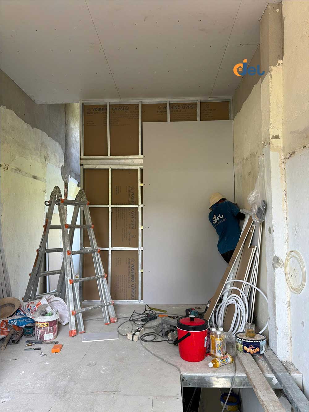 đóng vách thạch cao
