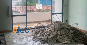Thi công sơn văn phòng và chống thấm ở đường Lý Thường Kiệt Quận Tân Bình