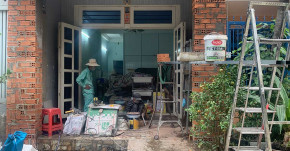 Thi công sửa nhà anh Chuẩn ở Quận 8